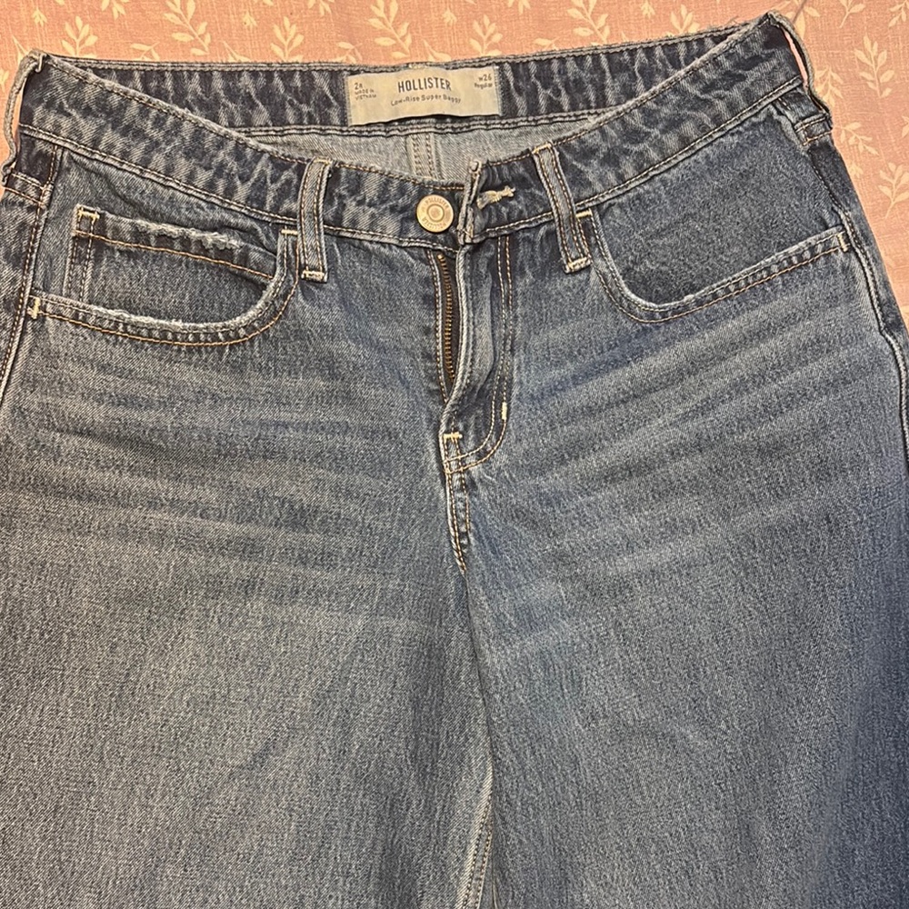 Hollister Blue Low Rise Jeans Classic Style